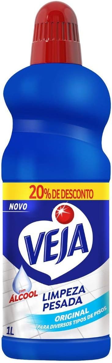 Veja Original - Limpador para Limpeza Pesada, Embalagem Econômica, 1L