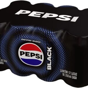 Refrigerante Pepsi Zero BLACK, Lata 350Ml Pack (12 Unidades) Refrigerante Pepsi Zero BLACK, Lata 350Ml Pack (12 Unidades)