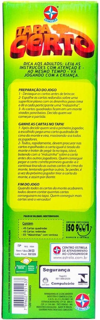 Estrela, Jogo Tapa Certo - Imagem 7