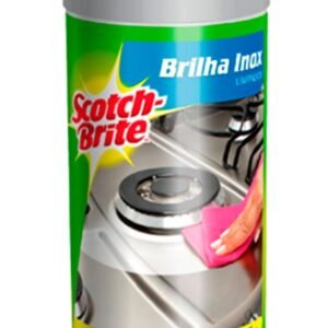 Scotch-Brite, 3M, Limpador Brilha Inox Spray, Praticidade e Brilho para o Seu Inox, 1 Unidade de 170g