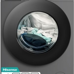 Hisense Lava e Seca, 13kg Lavagem/8kg Secagem, Wi-Fi, Steam, 13 Programas, Motor Inverter, Painel Touch, Titanium WD3S13-220V