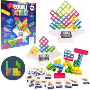 Jogo Equili Tetris Brinquedo Montar Raciocinio Educativo