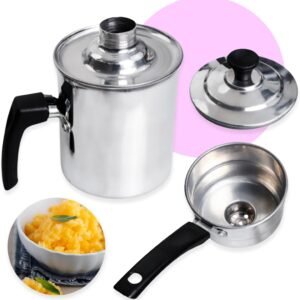 Cuscuzeira Individual de Alumínio – Cuscuzeiro Mini Panela a Vapor Individual Para Cuscuz, Cozimento Rápido – Alumínio Polido