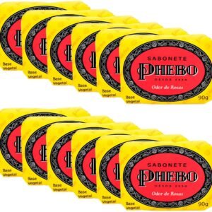 Phebo Sabonete, Odor De Rosas, 90g, 12 Unidades