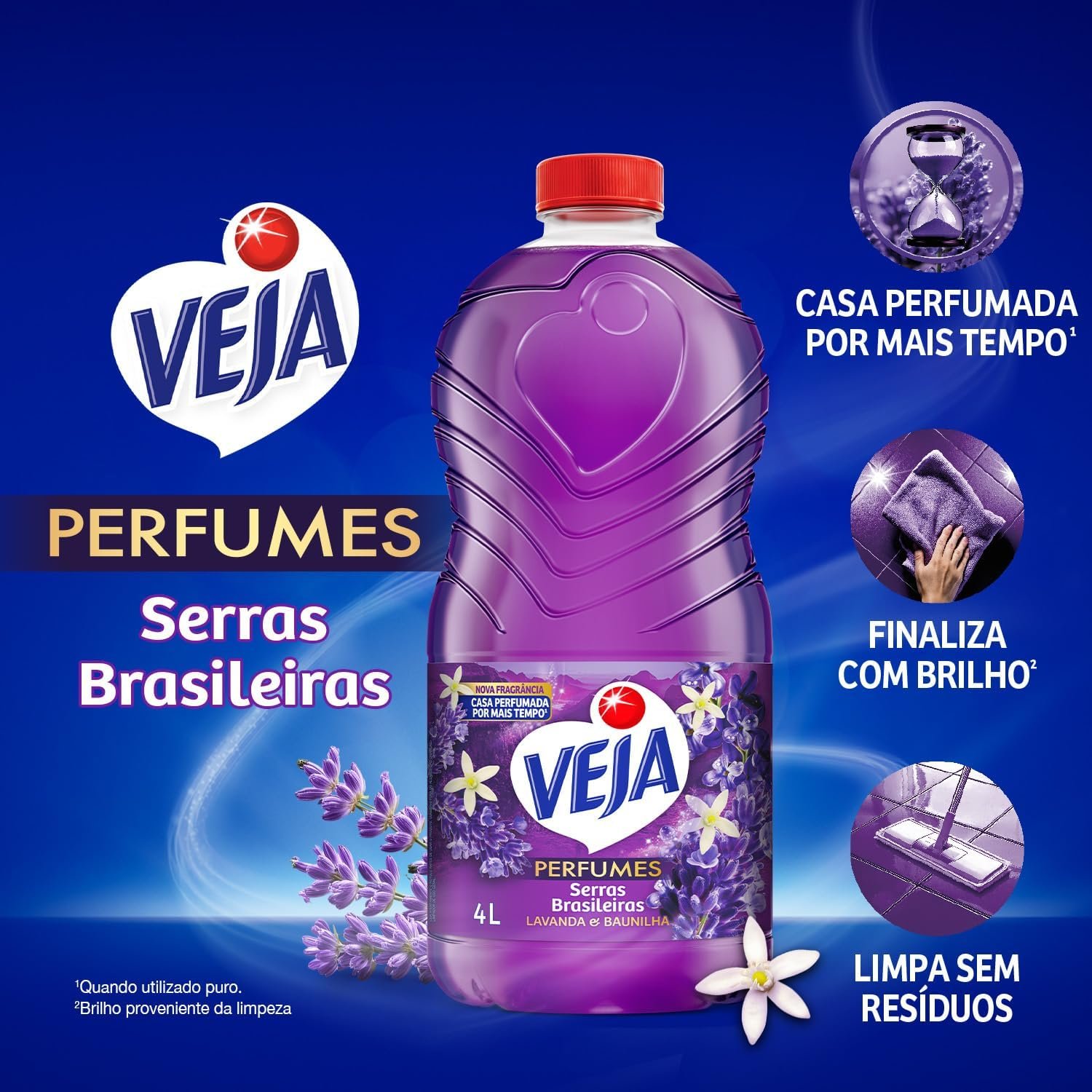 Veja Limpador Perfumes Lavanda Da França 4 L - Imagem 4