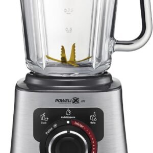 Liquidificador Arno Ultraforce Pro 1100W LN93, com App de Receitas, 6 Lâminas Powelix Life, Jarra de Vidro 2L, Resistente a Choque Térmico e Corpo Inox, Tecnologia Limpa Fácil, 110V