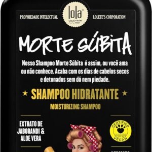 Lola Cosmetics – Morte Subita – Shampoo hidratante para cabelos secos e danificados que foi quimicamente tratado vegano, livre de crueldade, sem parabenos, sem sulfatos, 250 ml Lola Cosmetics – Morte Subita – Shampoo hidratante para cabelos secos e danificados que foi quimicamente tratado vegano, livre de crueldade, sem parabenos, sem sulfatos, 250 ml