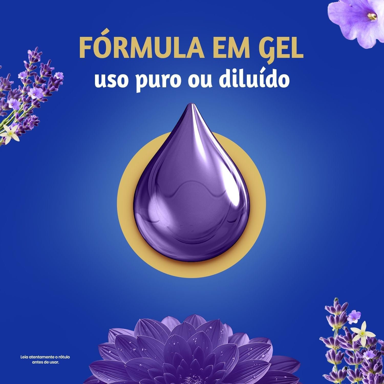 Veja Gotas de Perfume Ametista Lavanda Limpador Perfumado Concentrado 100 ml - Imagem 5