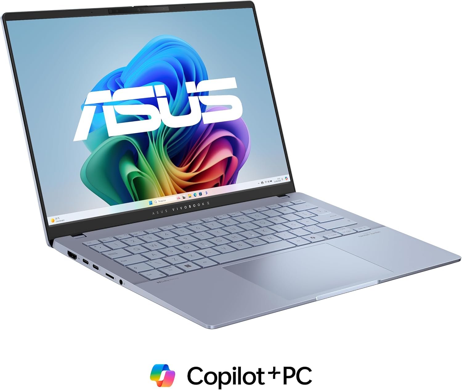 Notebook ASUS Vivobook S 14, Core Ultra 7, 32 GB, 1.0 TB SSD, W11 Home, Tela 14.0'' OLED, Mist Blue - S5406SA-PP097W - Imagem 9