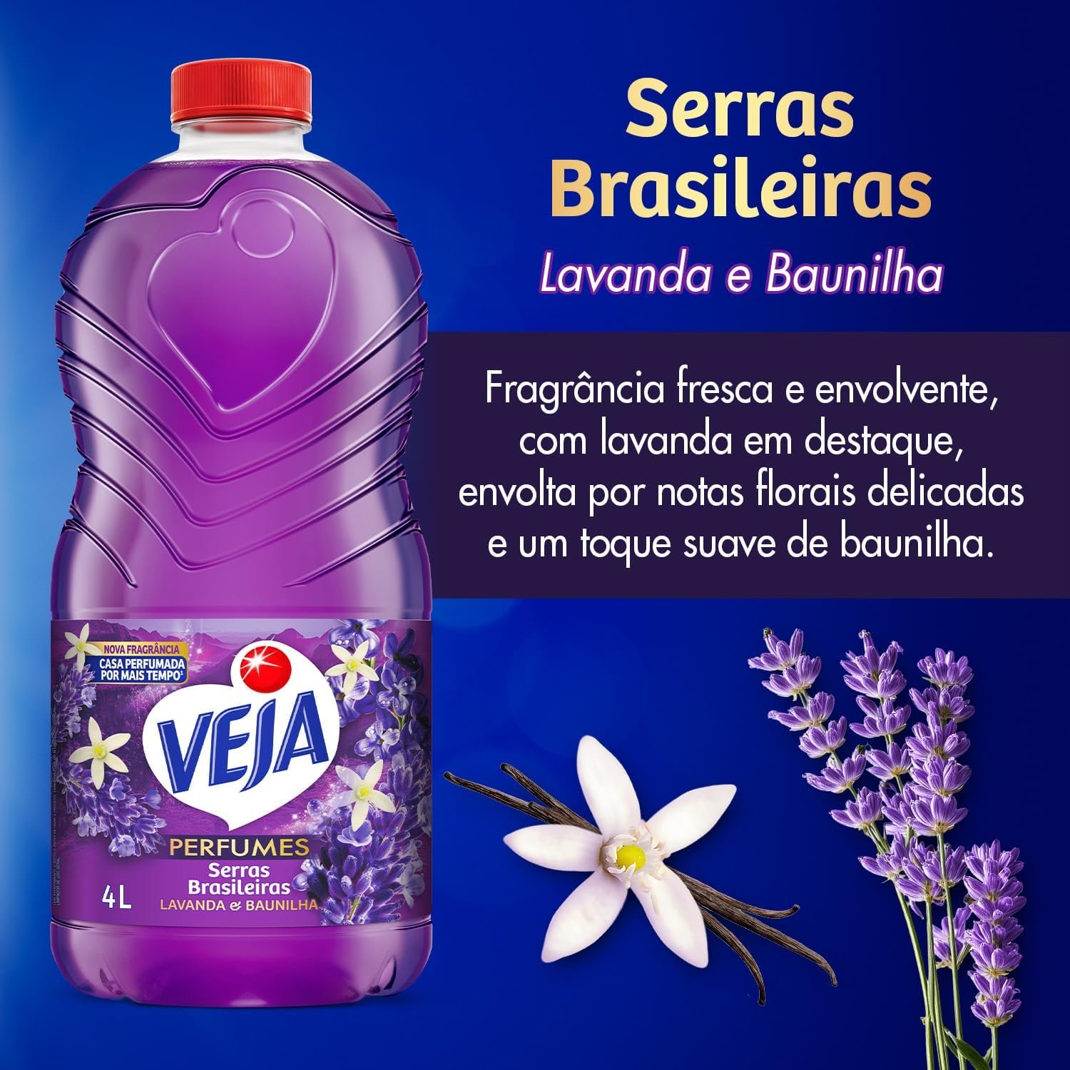 Veja Limpador Perfumes Lavanda Da França 4 L - Imagem 5