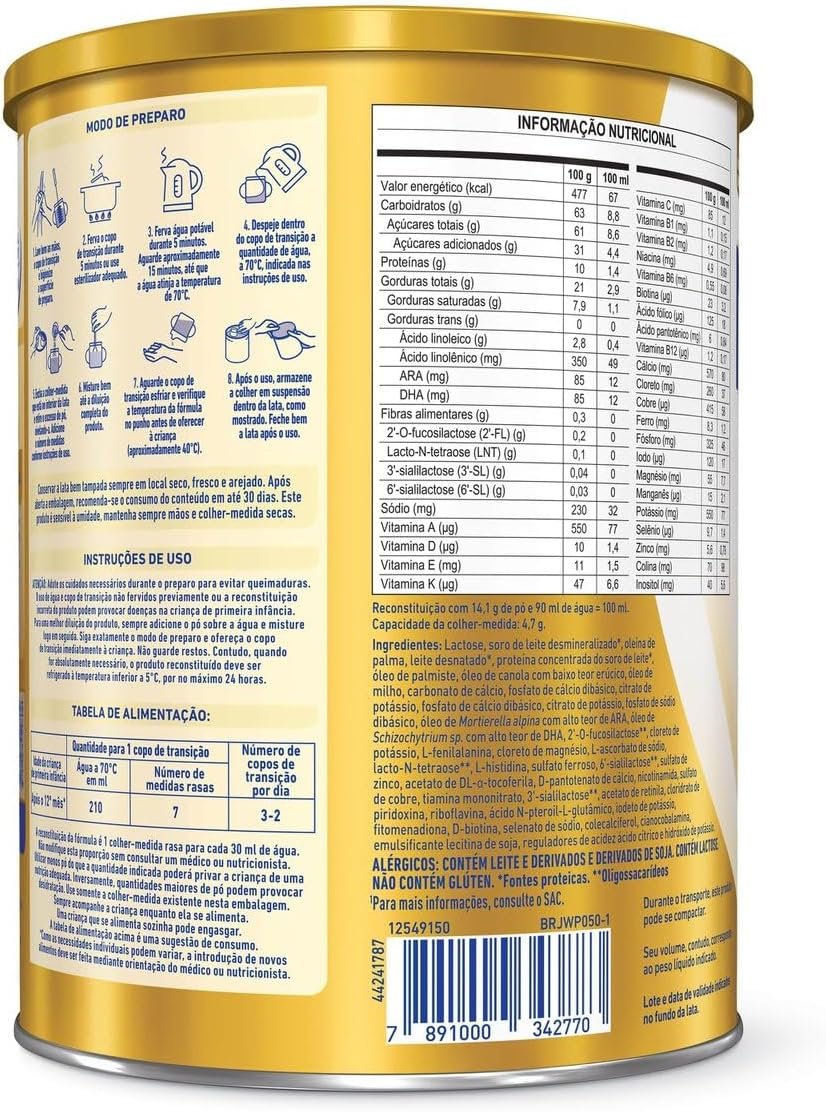 Nanlac Fórmula Infantil Supreme 800G - Imagem 3