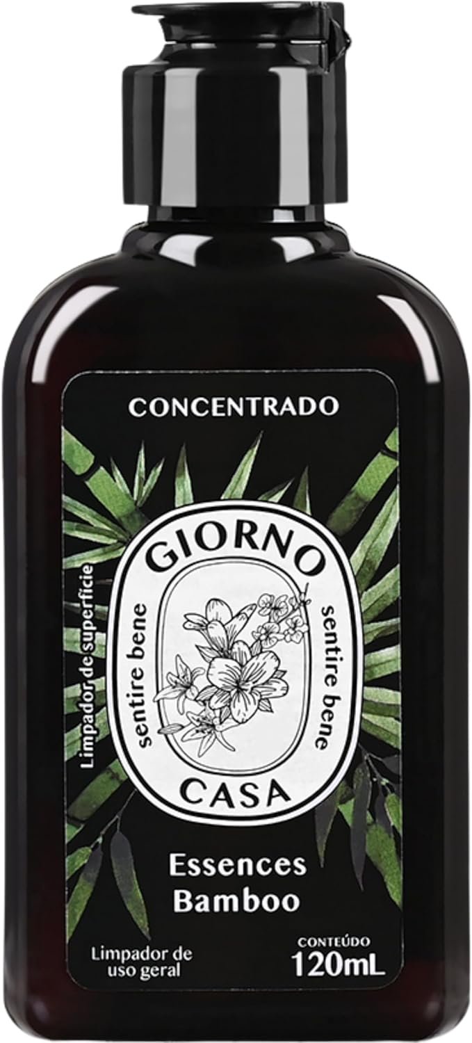Giorno Casa Limpador Concentrado De Superfície Perfumador Bamboo 120 Ml Marrom