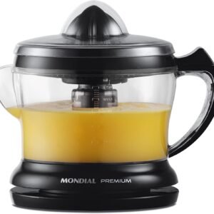 MONDIAL Espremedor Premium, Preto, 30W, 220V – E-02