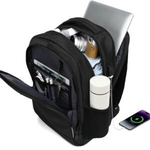 Mochila Grande para Notebook 17.3 Masculina Feminina,Mochila Backpack Executiva Antifurto, Reforçada, Saídas USB,Impermeável, Escolar, Faculdade, Trabalho,Viagem,Presente Mochila Grande para Notebook 17.3 Masculina Feminina,Mochila Backpack Executiva Antifurto, Reforçada, Saídas USB,Impermeável, Escolar, Faculdade, Trabalho,Viagem,Presente
