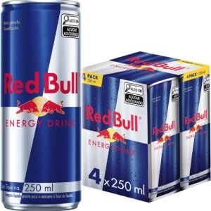Pack de 4 Latas Red Bull Energético, Energy Drink, 250ml Pack de 4 Latas Red Bull Energético, Energy Drink, 250ml