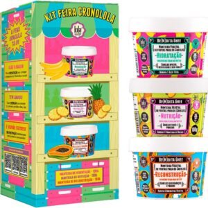 Kit Cronograma Capilar Be(m) dita Ghee 3 Produtos, Lola Cosmetics