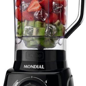 MONDIAL Liquidificador Turbo Power, Preto, 550W, 110V – L-99 FB