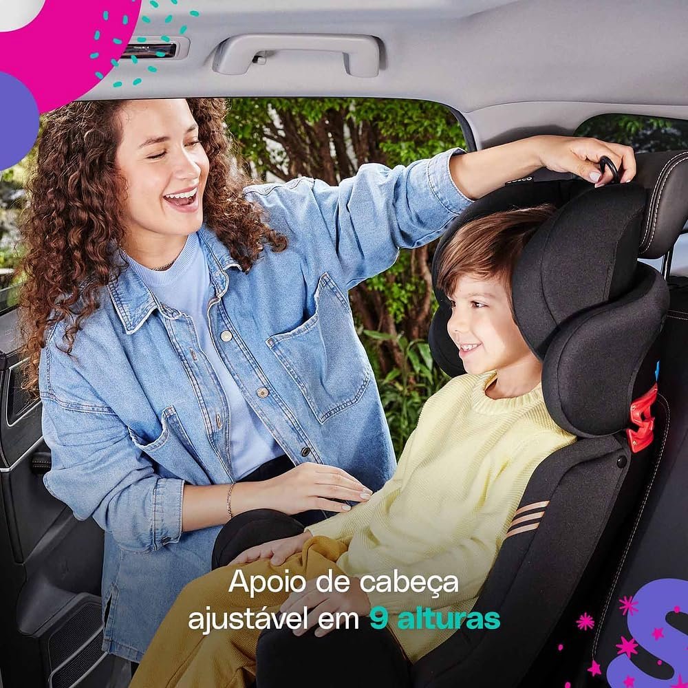 Cosco Kids, Cadeirinha Progress, 0 a 36kg, Cinza Mescla - Imagem 4