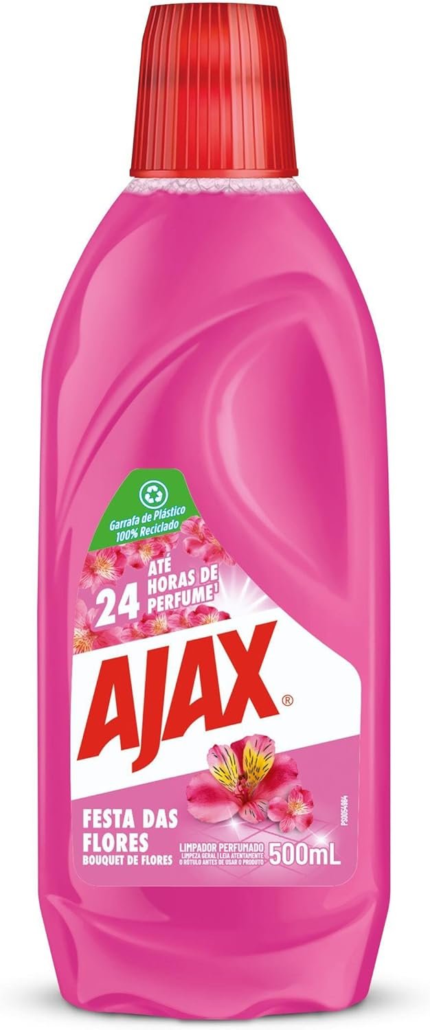 Ajax Limpador Diluível Festa Das Flores Bouquet De Flores 500Ml