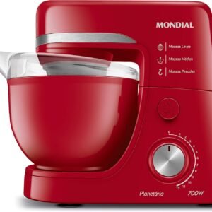 Batedeira Planetária, Mondial, Vermelho, 700W, 110V – BP-03-R