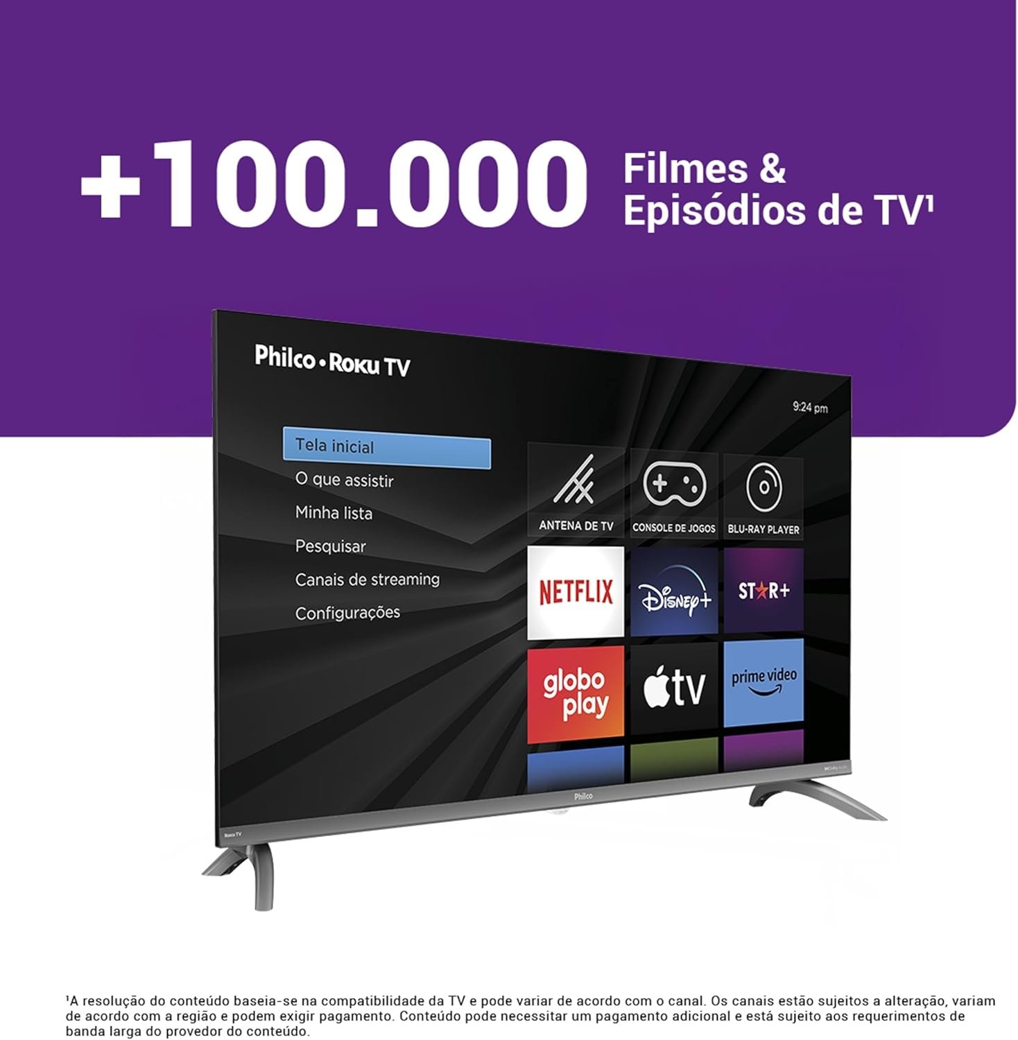 Smart TV 32" Philco LED Roku Tv HD Dolby Audio P32CRA - Imagem 8