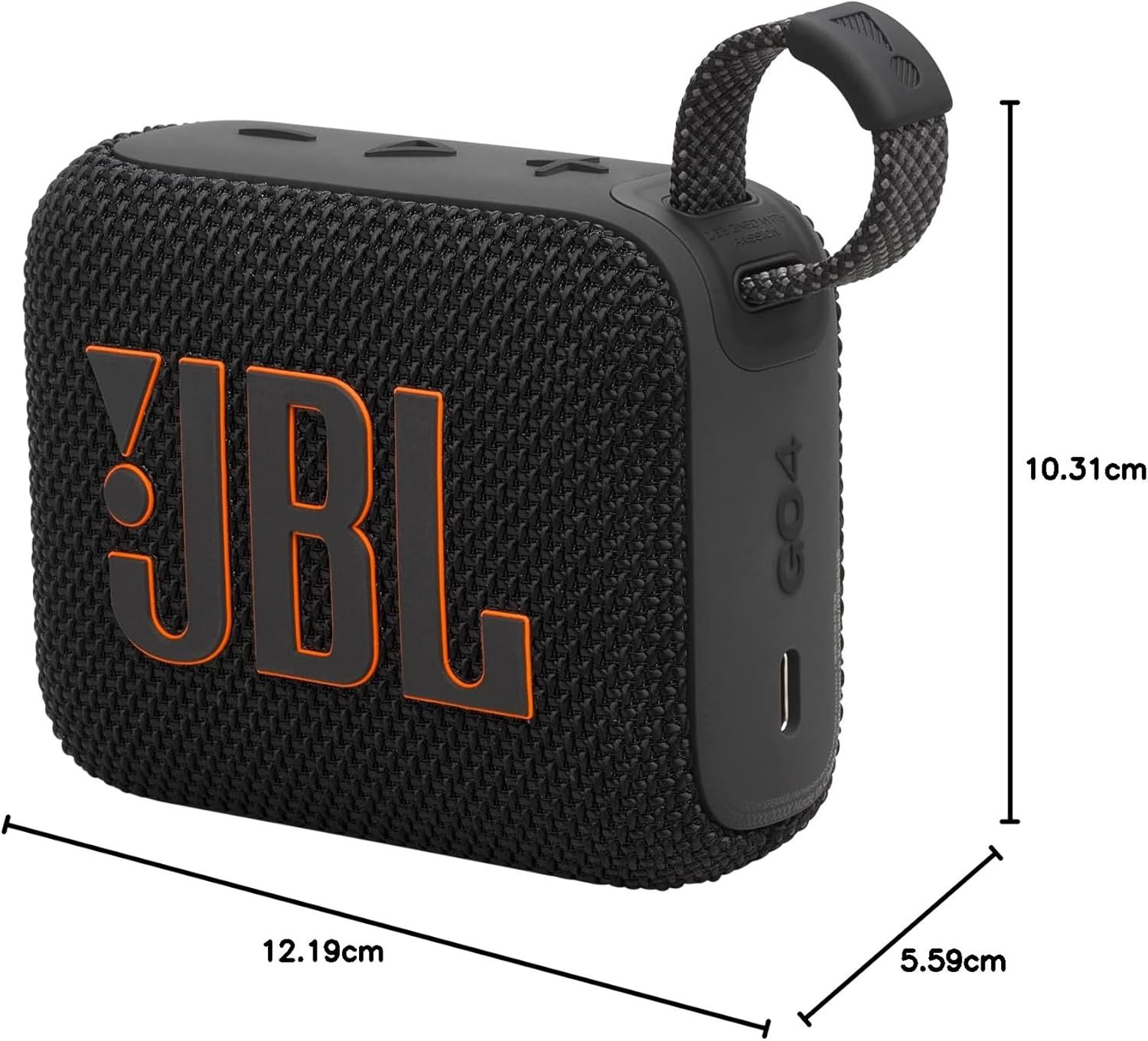 JBL, Caixa de Som, Go 4, Bluetooth, Portátil, Auracast, À Prova D'água e Poeira - Preta - Imagem 10