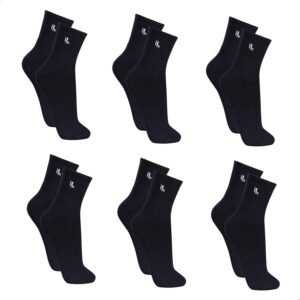 Kit 6 Pares Meias Lupo 3245 Cano Médio Algodão – Sortido