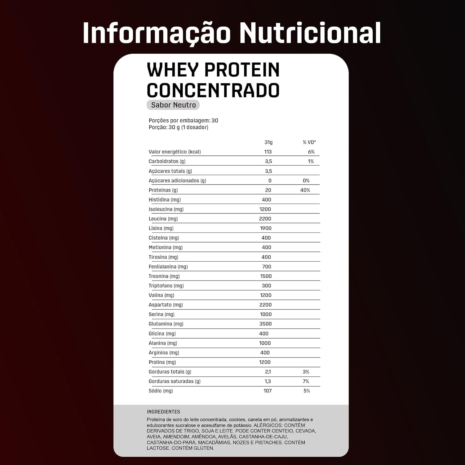 Whey Protein Concentrado Sem Sabor Refil 1.8kg – Contribui Para o Ganho Muscular Hipertrofia – Dux Human Health - Imagem 4