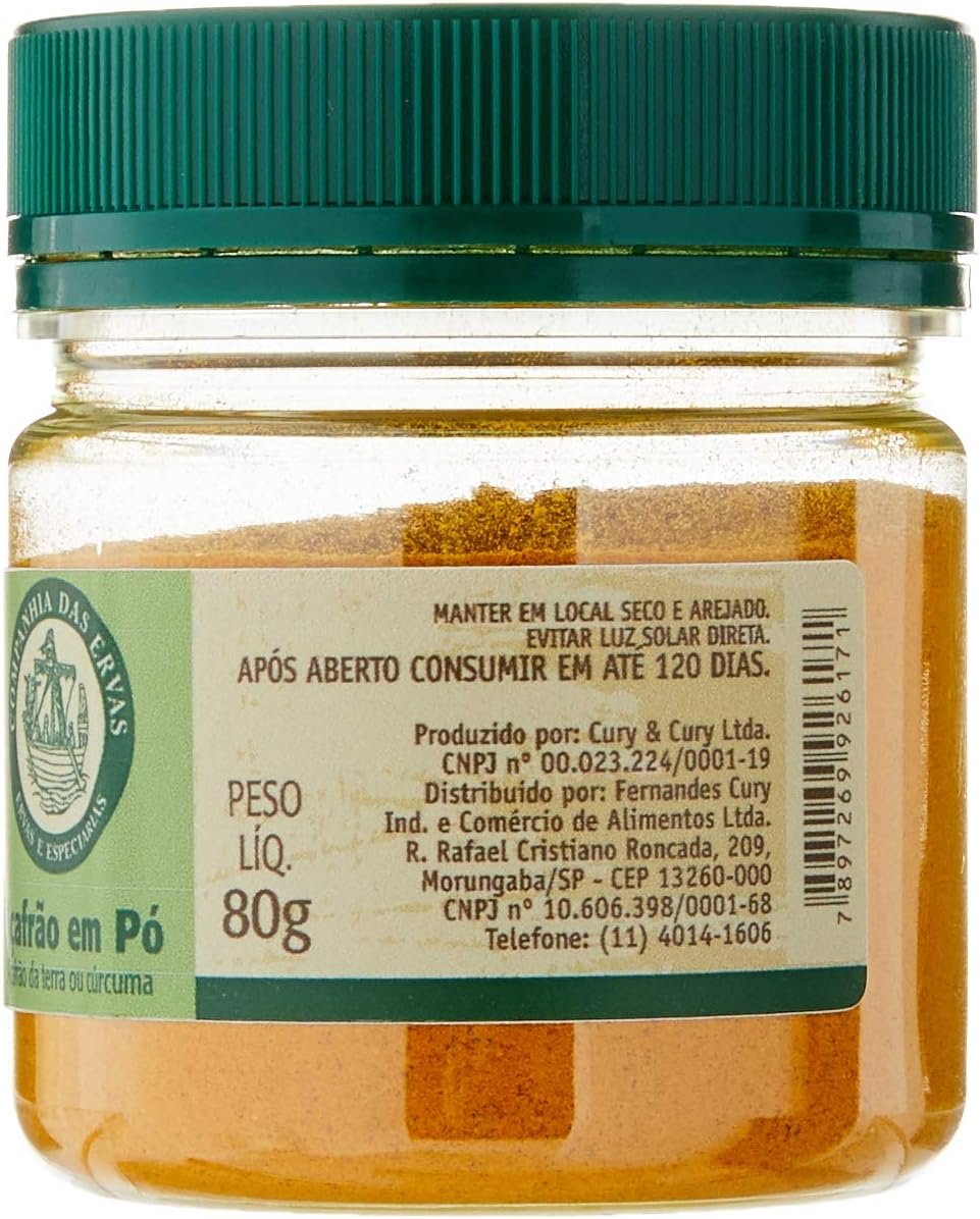 Açafrão em Pó(Br) 80G (Pote Pet) - Imagem 3