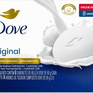 Dove Sabonete Em Barra Branco 90G – 8 Unidades