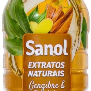 Sanol Limpador Perfumado Extratos Naturais Gengibre & Sândalo 1 Litro Marrom