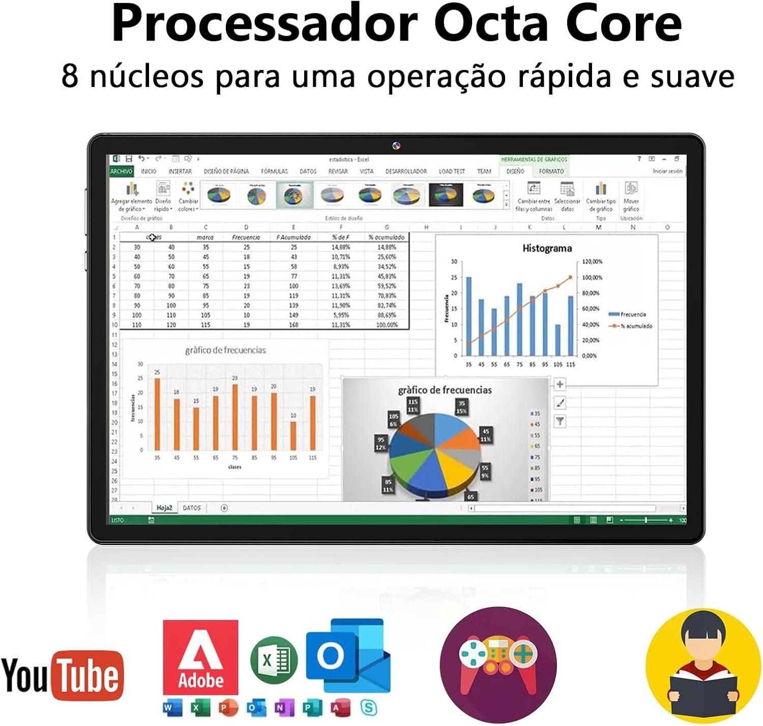 MARVUE Pad M13 Tablet, Android 14, tablet 10,1 polegadas, Com Caixa, 24GB de RAM, tablet 128GB, Expansível até 1TB, Processador Octa-Core,GMS,Wi-Fi, Câmera Traseira de 12MP,Câmera Frontal de 5MP - Imagem 3