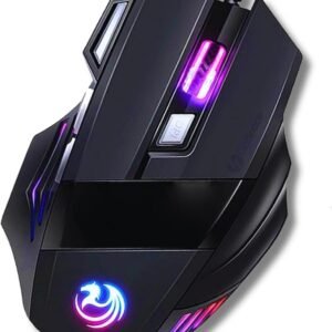 Mouse Gamer 7D 3200 DPI Ajustável 7 Botões Luzes Led RGB Alta Precisão e Velocidade, Jogos, Trabalho, Estudos, Cabo Reforçado Super Rápido Ergonômico Antideslizante Clique Duplo Premium Mouse Gamer 7D 3200 DPI Ajustável 7 Botões Luzes Led RGB Alta Precisão e Velocidade, Jogos, Trabalho, Estudos, Cabo Reforçado Super Rápido Ergonômico Antideslizante Clique Duplo Premium