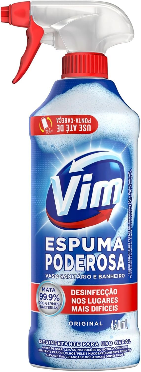 Desinfetante VIM Espuma Poderosa 450ml