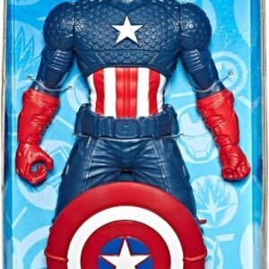 Marvel, Action Figure, Capitão América, Mighty Hero Series – Brinquedo de Herói com 24 cm, Articulado – A partir de 4 Anos