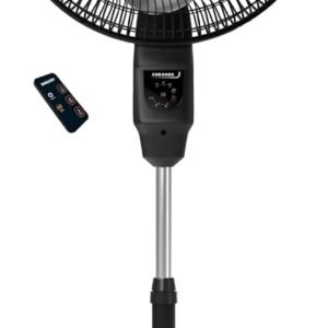 Ventilador de Coluna Mallory Chronos 140W, Silencioso, Com Controle Remoto, Hélice de 6 pás, Auto Desligamento Programável de até 7 Horas- PR – GR – 127V