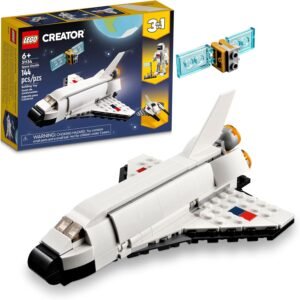 LEGO® Creator Ônibus Espacial 3em1: Nave Espacial, Astronauta e Foguete Espacial