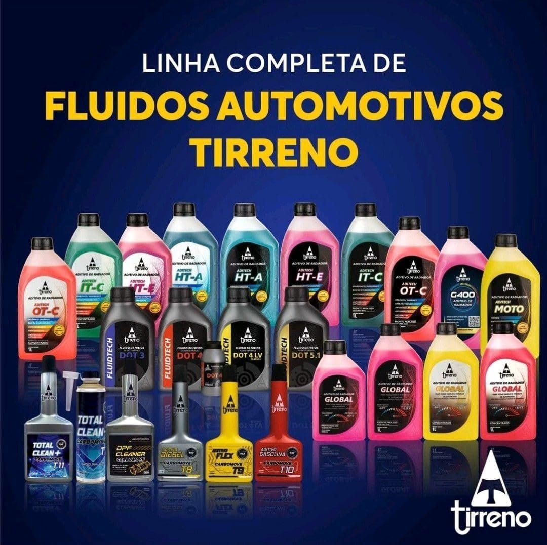 1 Litro Aditivo Radiador Híbrido HT-A Azul Pronto Uso Original Tirreno Motor Alúmínio homologado Hyundai Toyota Honda Nissan Kia Mitsubishi Suzuki Subaru - Imagem 9
