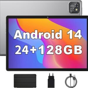 MARVUE Pad M13 Tablet, Android 14, tablet 10,1 polegadas, Com Caixa, 24GB de RAM, tablet 128GB, Expansível até 1TB, Processador Octa-Core,GMS,Wi-Fi, Câmera Traseira de 12MP,Câmera Frontal de 5MP