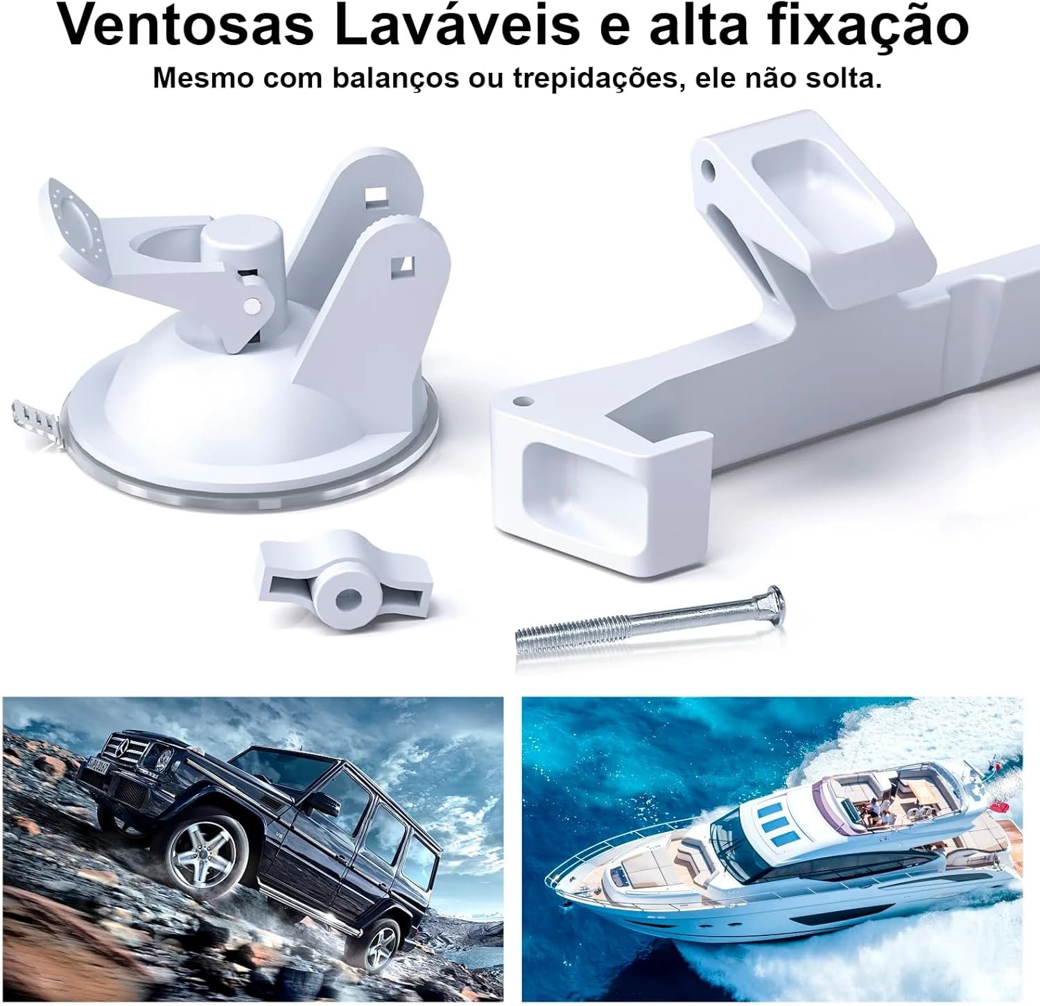 Starlok V4 Suporte Para Antena Starlink Mini Portátil Com 4 Ventosas Veicular de Carro Para Painel Parabrisa Teto Avião Barco Casa Janela Resistente Seguro Instalação Material Premium - Imagem 5