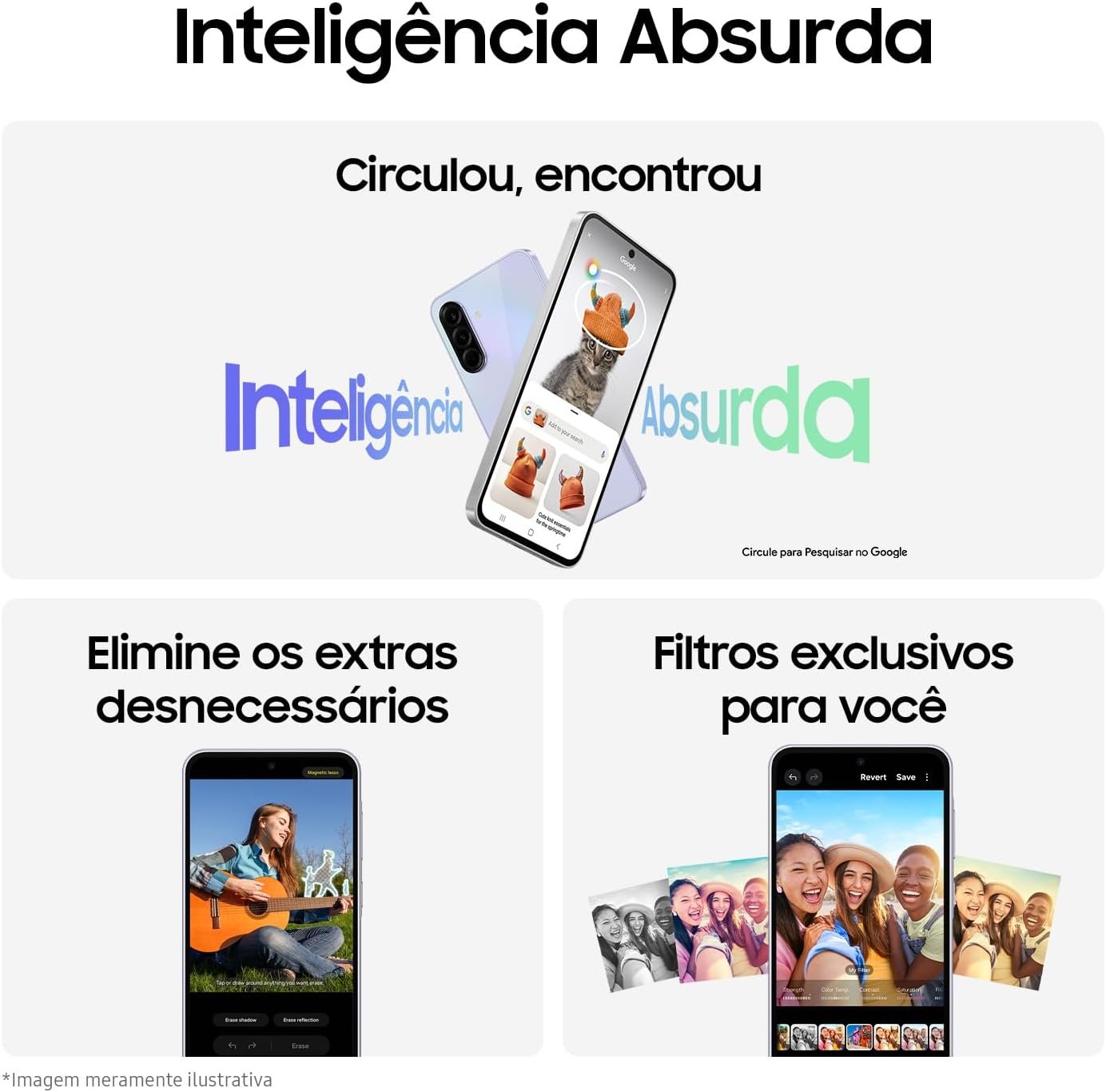 Celular Samsung Galaxy A36 5G 256GB, 8GB RAM, Recursos AI (Preto) - Imagem 2