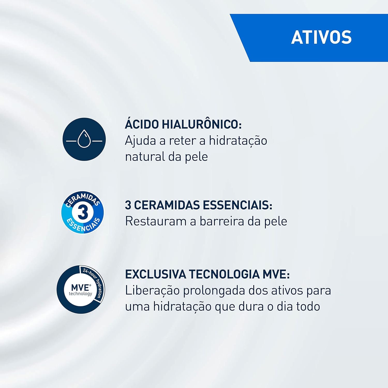 CeraVe Creme Hidratante Corporal, para Pele Seca a Extra Seca, com 3 Ceramidas Essenciais e Ácido Hialurônico, Hidratação Profunda e Duradoura, Tecnologia MVE, Sem Perfume, 453g - Imagem 7