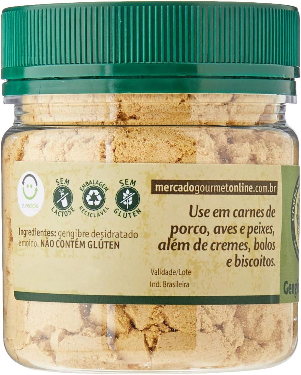 Gengibre em Pó 70G (Pote Pet) - Imagem 2