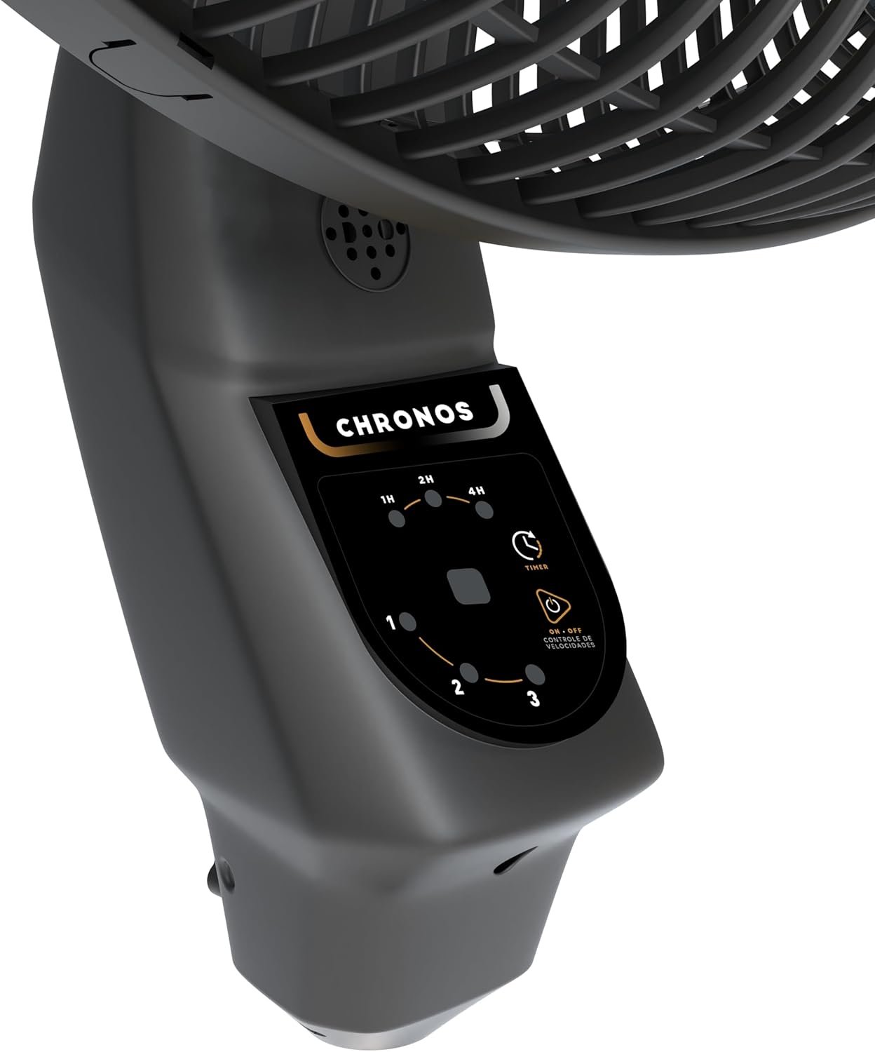 Ventilador de Coluna Mallory Chronos 140W, Silencioso, Com Controle Remoto, Hélice de 6 pás, Auto Desligamento Programável de até 7 Horas- PR – GR - 127V - Imagem 6