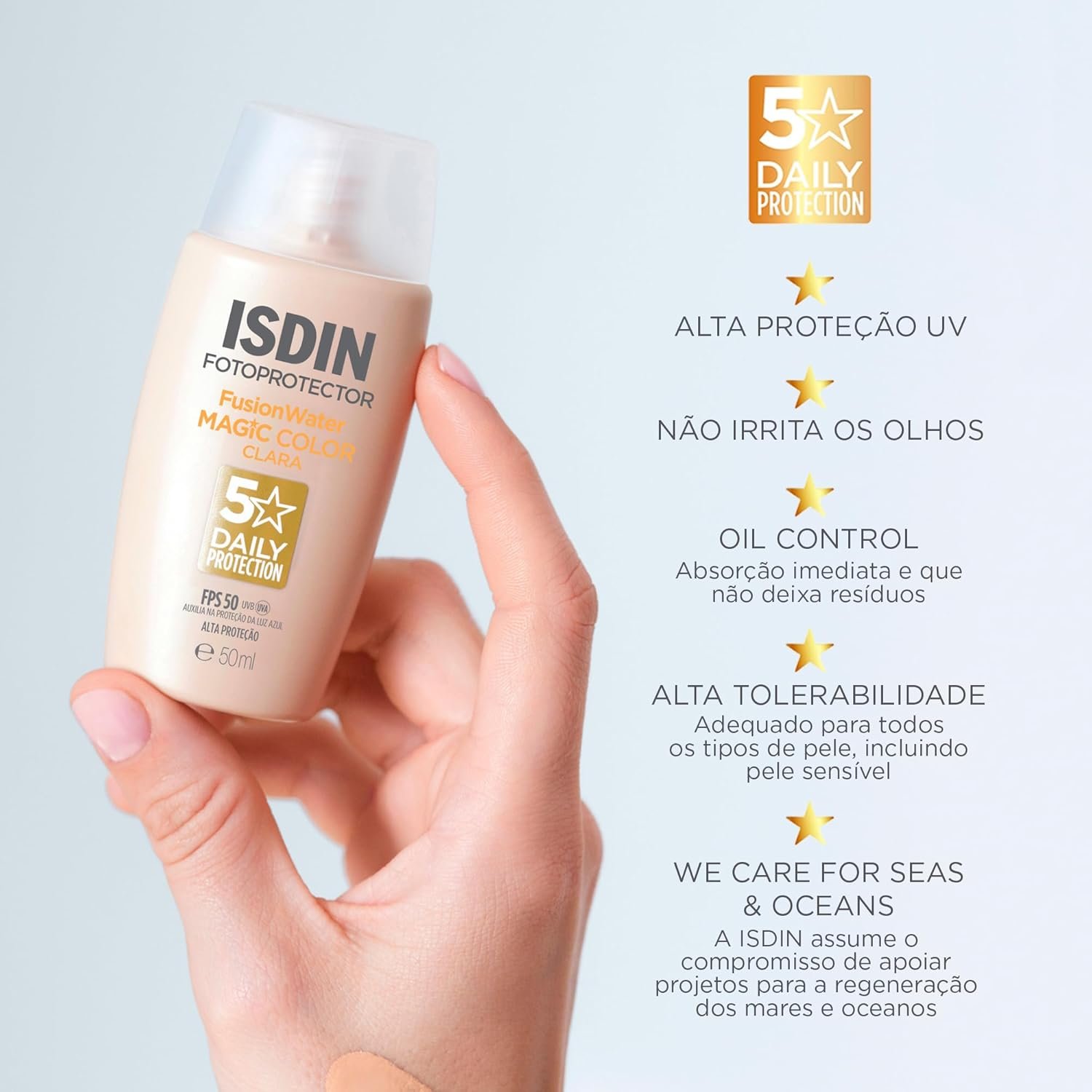 ISDIN Protetor Solar Facial Fusion Water 5 Stars - Imagem 6