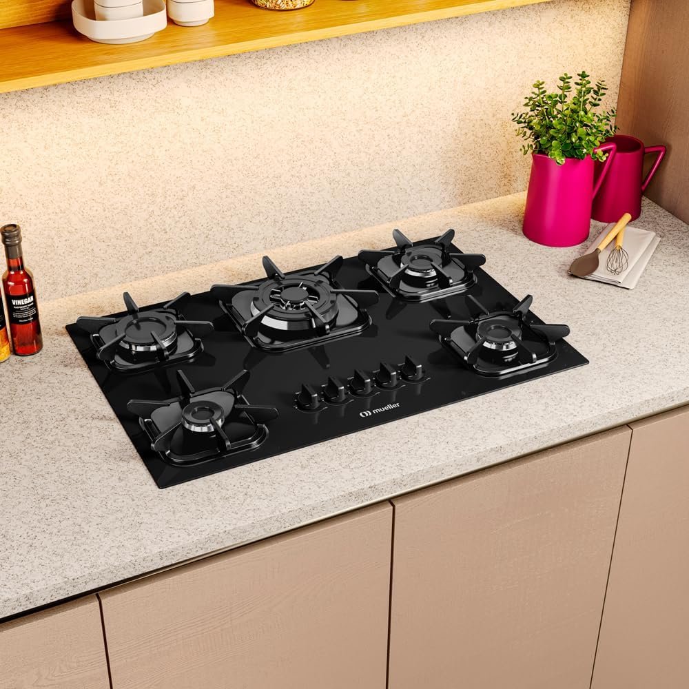 Cooktop 5 bocas com Queimador Tripla chama e Acendimento Super Automático - Mueller Unica - Imagem 2