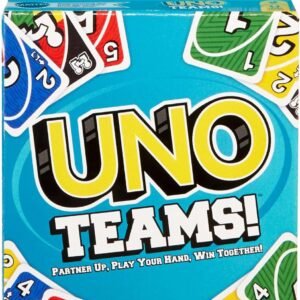 UNO Jogo de Cartas Teams para crianças a partir de 7 anos