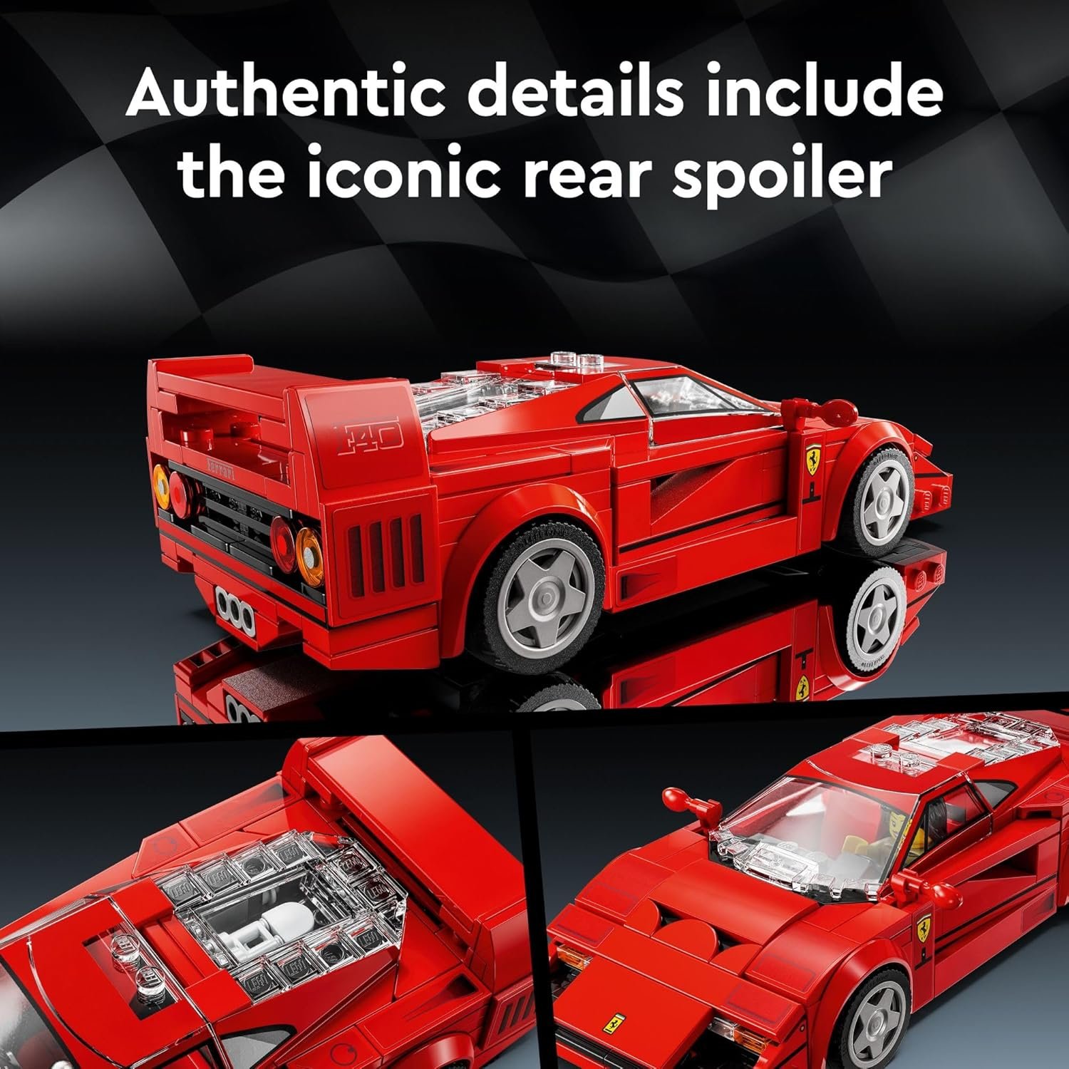 LEGO Speed Champions Supercarro Ferrari F40 76934 - Imagem 4