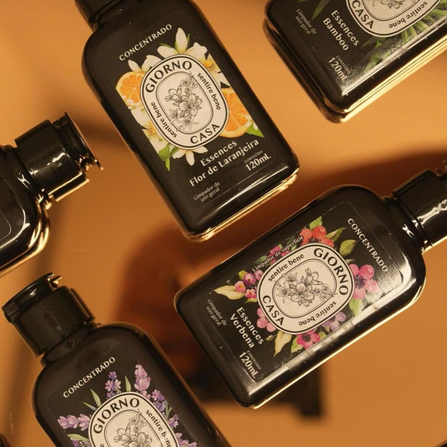 Giorno Casa Limpador Concentrado De Superfície Perfumador Flor De Laranjeira 120 Ml Marrom - Imagem 20