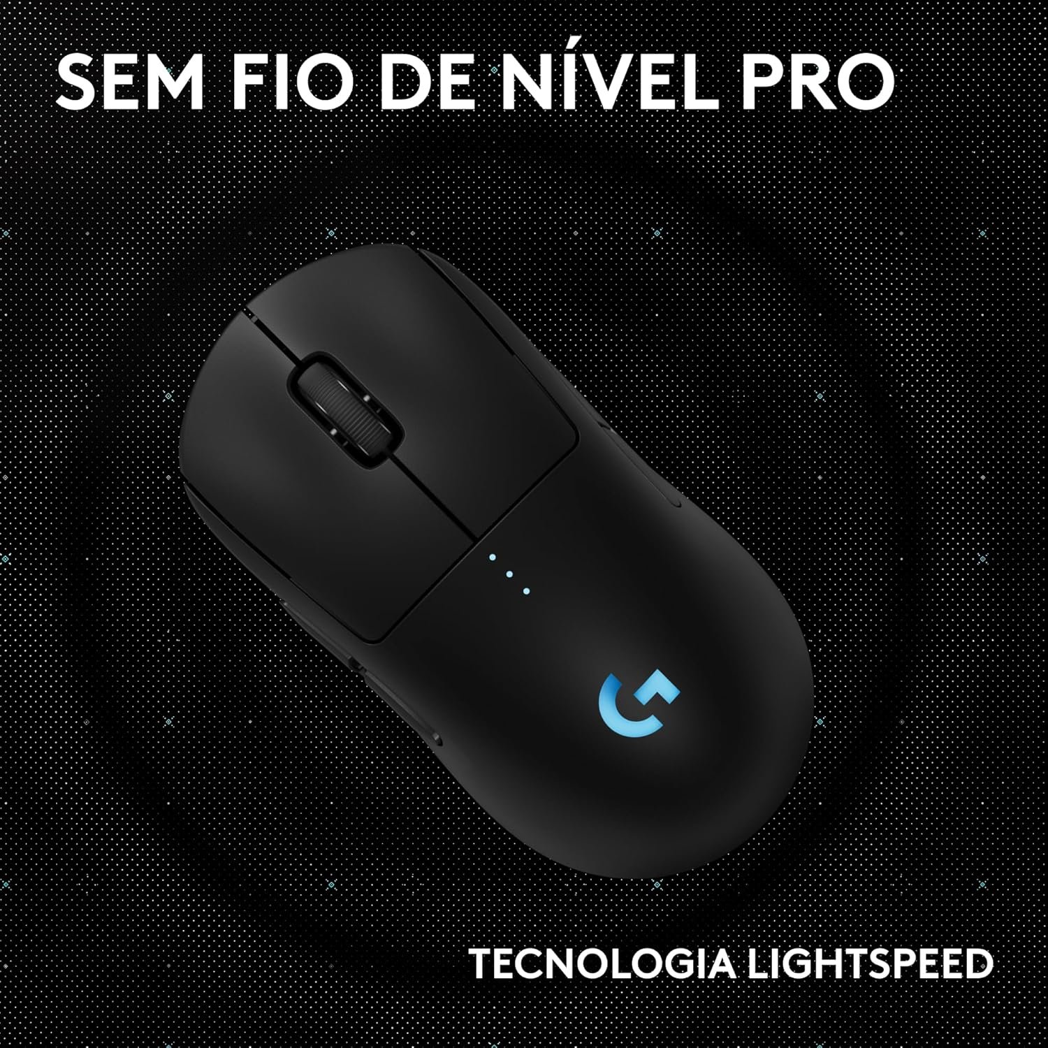 Mouse Gamer Sem Fio Logitech G PRO 2 LIGHTSPEED para Destros ou Canhotos, 4 Botões Programáveis e Removíveis, Sensor Hero 2 44K DPI, Carregamento USB-C, PC/Mac - Preto - Imagem 6